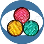 供应BBM 300mm红黄绿满盘小透镜交通信号灯