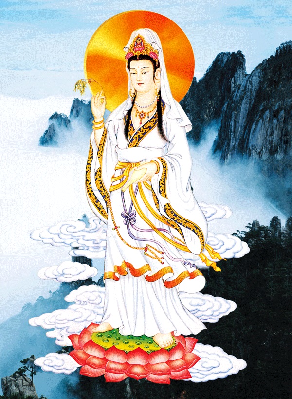 上海大幅三维立体观音