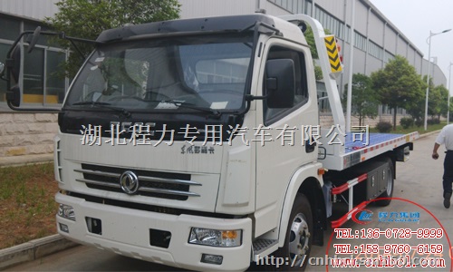 国五东风天锦一拖二清障车制作工艺精良，选材标准化