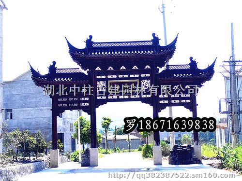 古建仿木牌楼