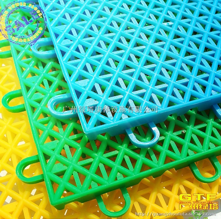 悬浮式拼装运动地板/室外篮球场专用防滑地板/可移动