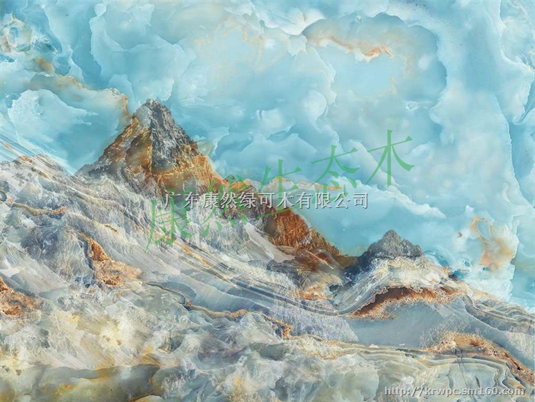 广州康然生态木厂家直销沙发3D高分子背景墙板