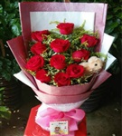 上海市浦东新区世纪大道东方路实体鲜花店情人节鲜花快