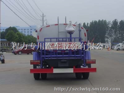 盘锦国五东风天燃气绿化洒水车价格容积8.6立方