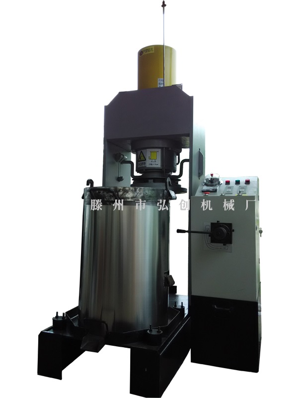山茶籽全自动液压桶式榨油机 弘创茶籽立式大型榨油机