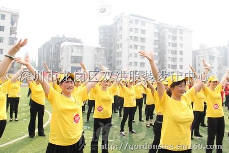 深圳健身运动速干衣T恤广场舞文化衫定制印字标志
