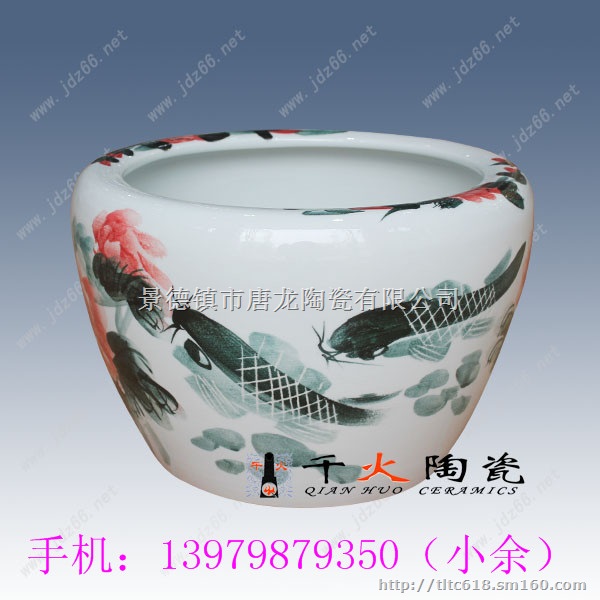 景德镇陶瓷大缸厂家批发 定做各种陶瓷大缸