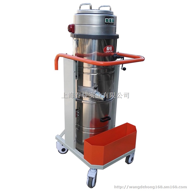 五金加工厂用吸颗粒焊渣铁屑用大型吸尘器上下桶吸尘器