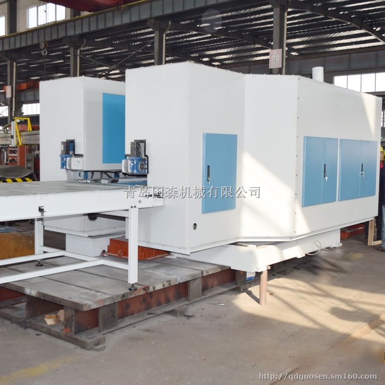 青岛国森*研制生产木窗专用设备数控双面双边木窗砂