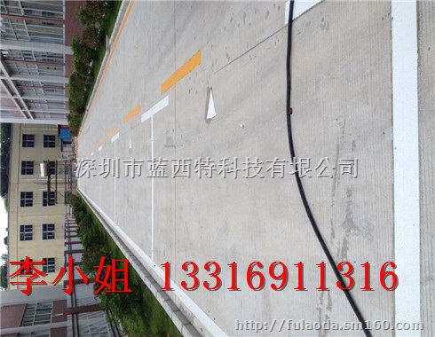 翠湖公园道路划线有限公司，消防通道划线