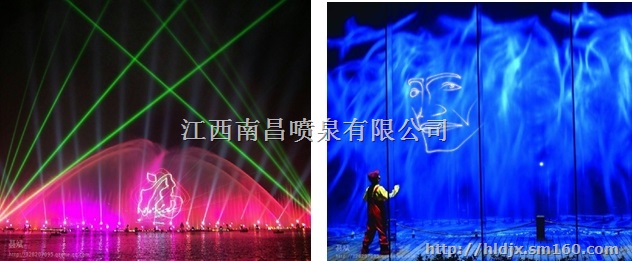 激光音乐喷泉  江西喷泉公司 南昌喷泉公司