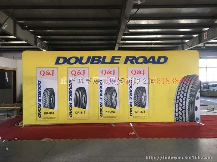 大厅隔断展板 广告展板定制 无框无缝展架 挂墙式展