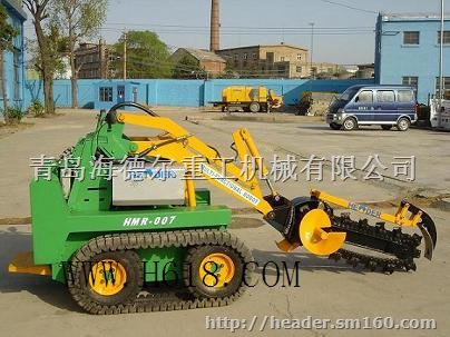 小型滑移果园开沟机