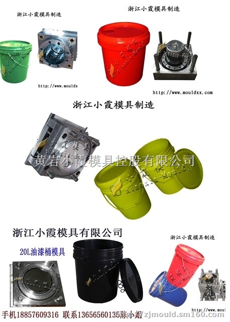 浙江专做注塑模具厂 注塑12L防冻液桶八角模具厂