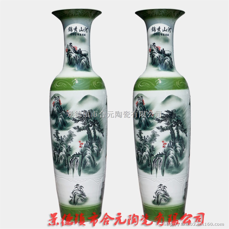 景德镇落地陶瓷大花瓶