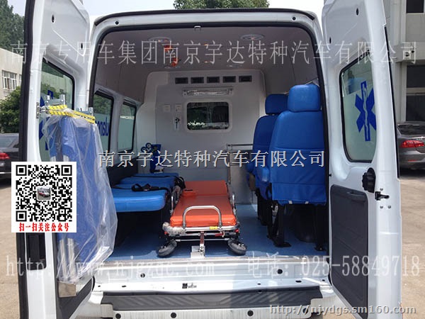 全顺V348短轴畅达救护车 NJ5040XJH53