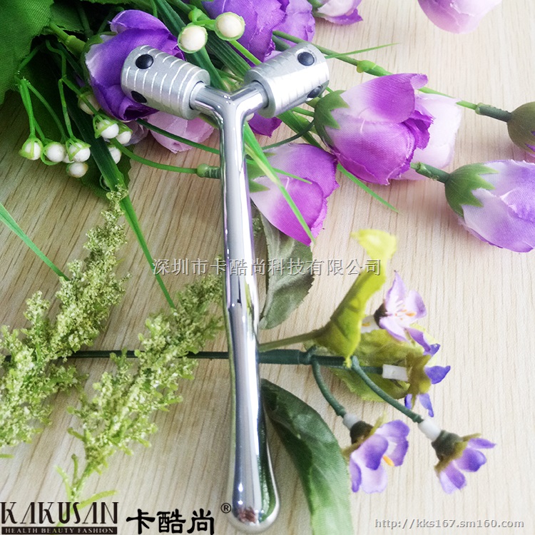 卡酷尚Y型锗粒滚轮美容按摩仪