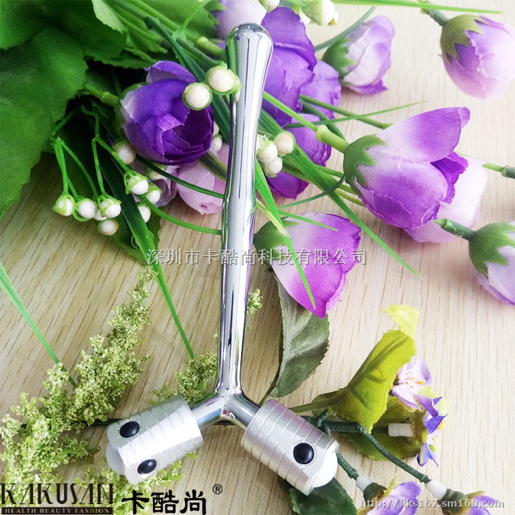卡酷尚Y型锗粒滚轮美容按摩仪