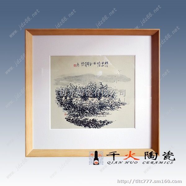 高档手绘江西瓷板画厂家 客厅装饰瓷板画哪家比较好