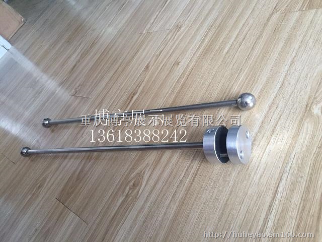 商场不锈钢挂画旗杆 定制商场围栏吊旗杆 玻璃侧挂轴