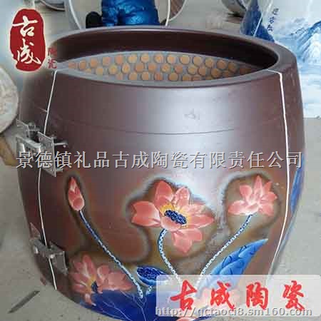景德镇陶瓷负离子能量石熏蒸养生缸 厂家直销