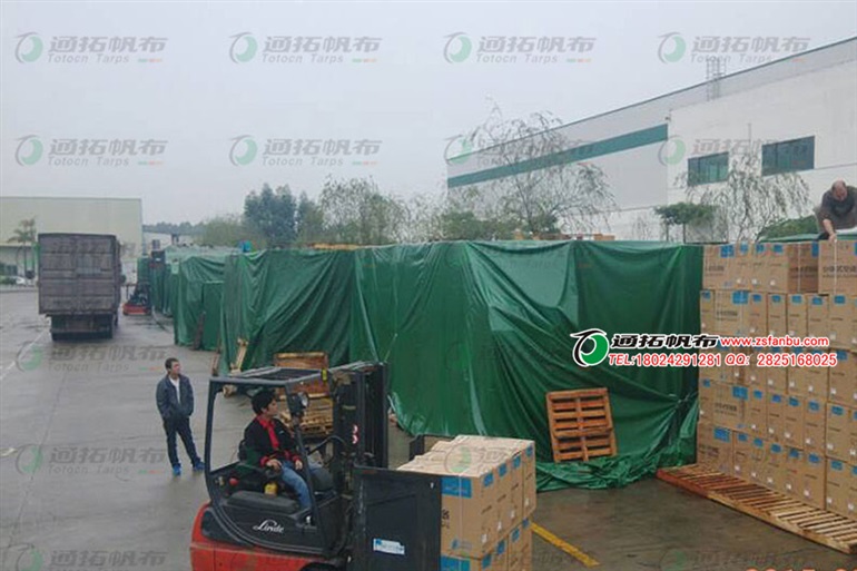 建筑工地盖货帆布，煤场防雨帆布，露天场地盖货帆布