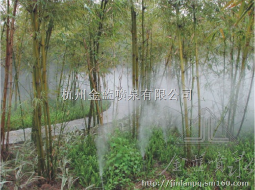 喷雾、雾森系统----东莞松山湖风景区喷雾工程
