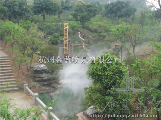 喷雾、雾森系统----东莞松山湖风景区喷雾工程