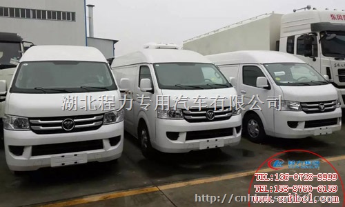 福田G7面包冷藏车药品运输加装通风槽、温湿度记录仪