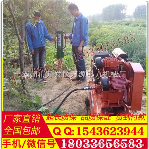 快速植桩机厂家快速度木桩打桩机抗洪抢险木桩机厂家