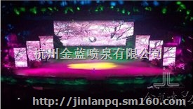 舞台喷雾、舞美---天津酉阳桃花源大舞台喷雾工程