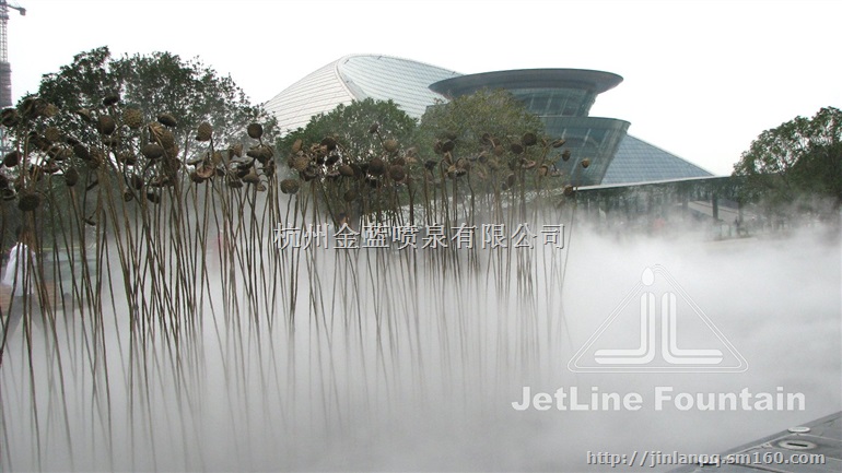 喷泉喷雾----钱江新城波浪文化城喷泉喷雾工程