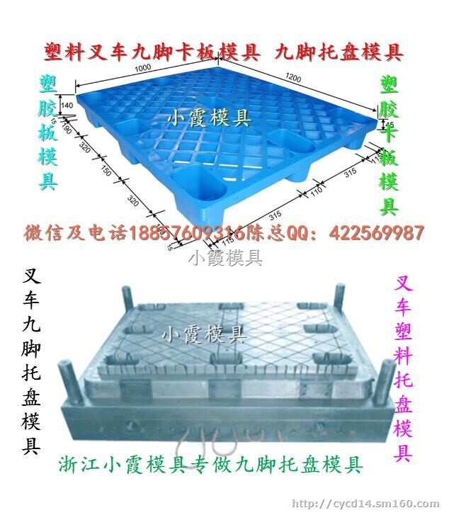 专做中国注塑模具0.5吨叉车垫板注塑模具多少钱