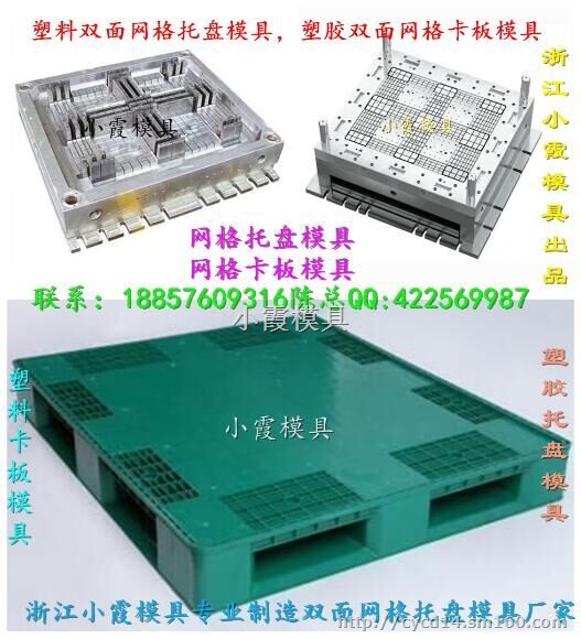 大型中国塑料模具两面进叉叉车仓板塑料模具加工