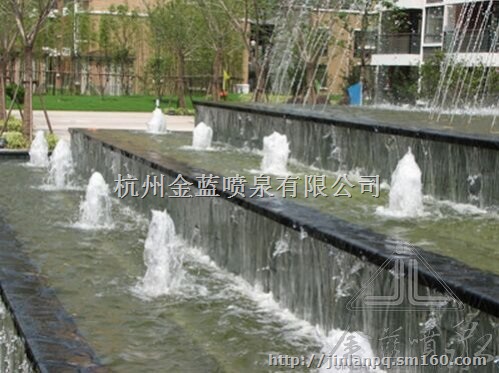 水池喷泉上海九歌上郡水池喷泉工程