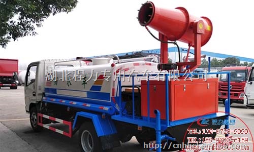 国五东风多利卡4方洒水喷雾车图片参数