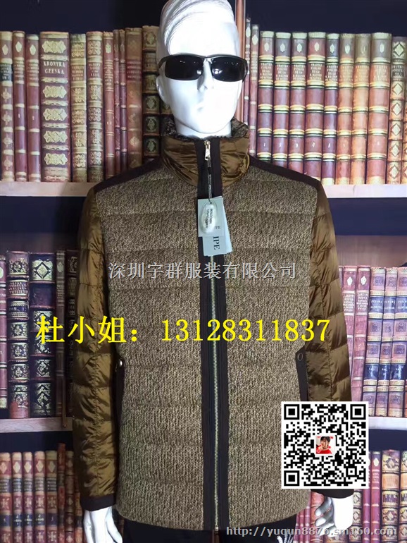 男装正品批发就在宇群服饰，夏季T恤清仓羽绒服上新