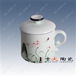 景德镇礼品茶杯定制厂家，企业宣传办公杯定做厂家