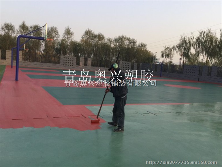 青岛硅PU生产厂家-硅PU篮球场铺装-硅PU塑胶