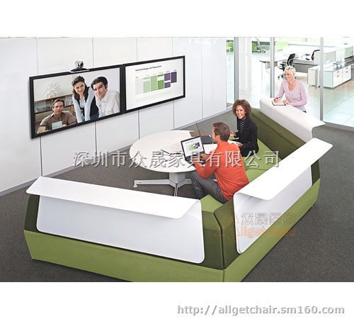 休闲沙发椅 公共接待会客沙发 现代大堂组合公共沙发