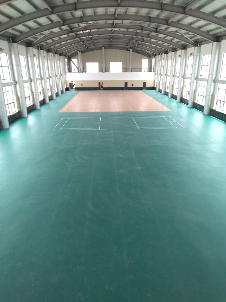 广东深圳木纹地胶 室内篮球场pvc卷材用地胶