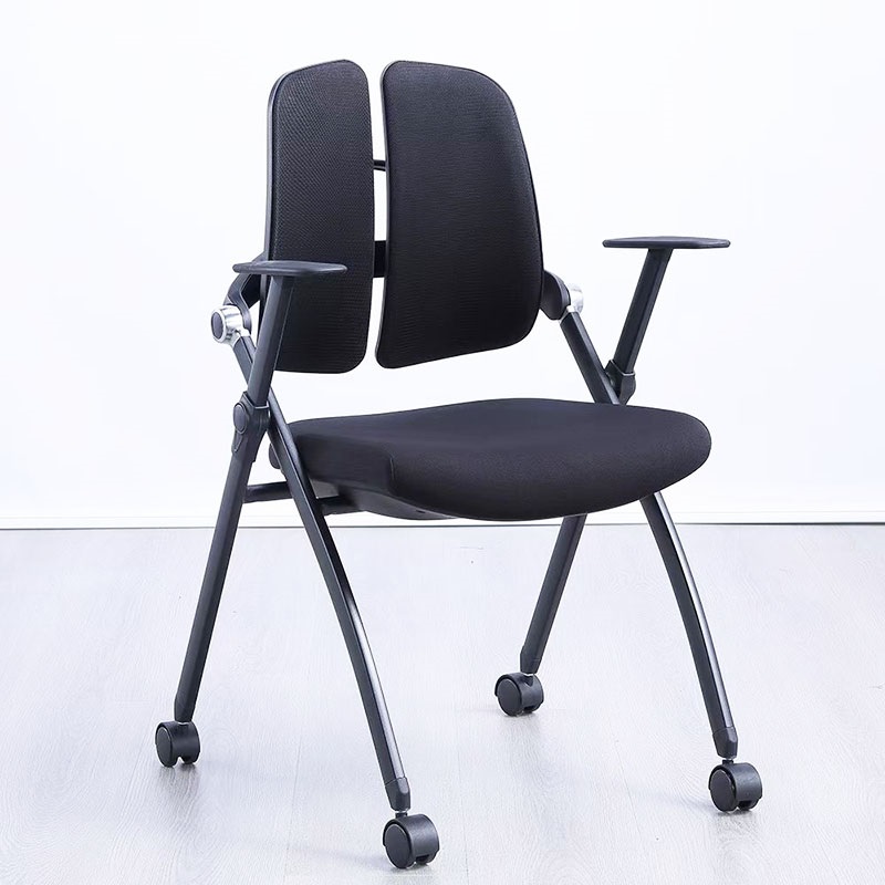 折叠培训椅 塑料学生学习写字板椅 会议记录速写椅
