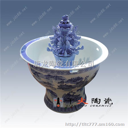 景德镇大瓷盘,陶瓷室内加湿器瓷器凳子专业定制