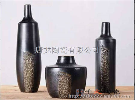 景德镇装饰花瓶,主题乐园装饰瓷酒店博古架装饰瓷价格