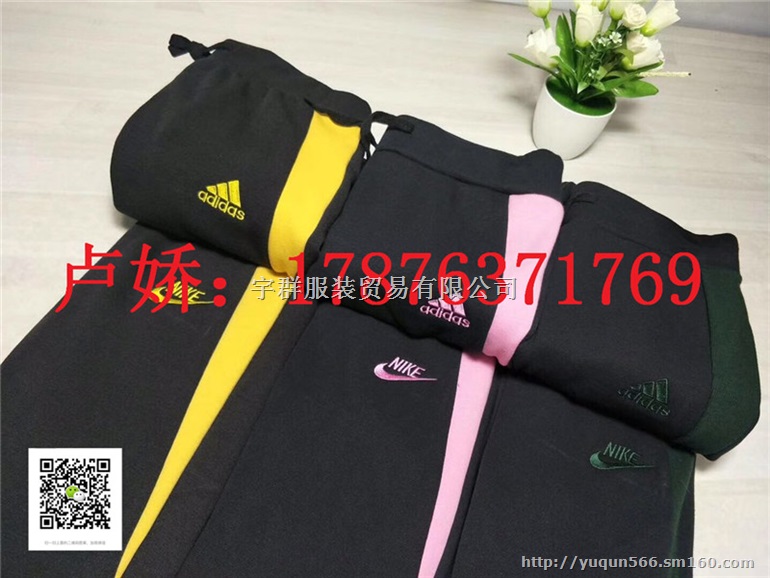 女式裤子绣花加绒裤子宇群服饰厂家直销适合南方