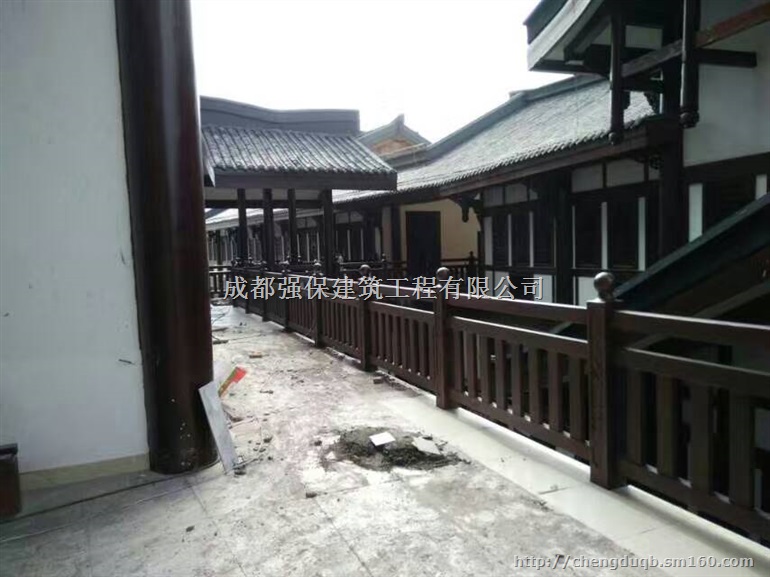 崇左凭祥仿竹栏杆、仿树皮护栏、仿青石栏杆、仿木花箱