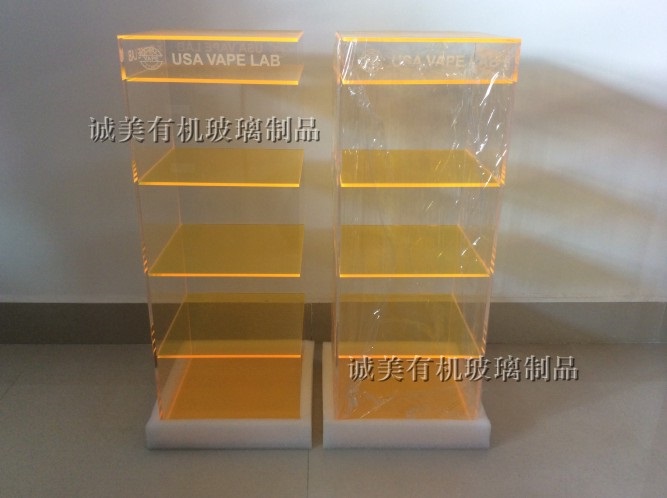 电子烟油产品亚克力展示架 卖场有机玻璃陈列架 货架