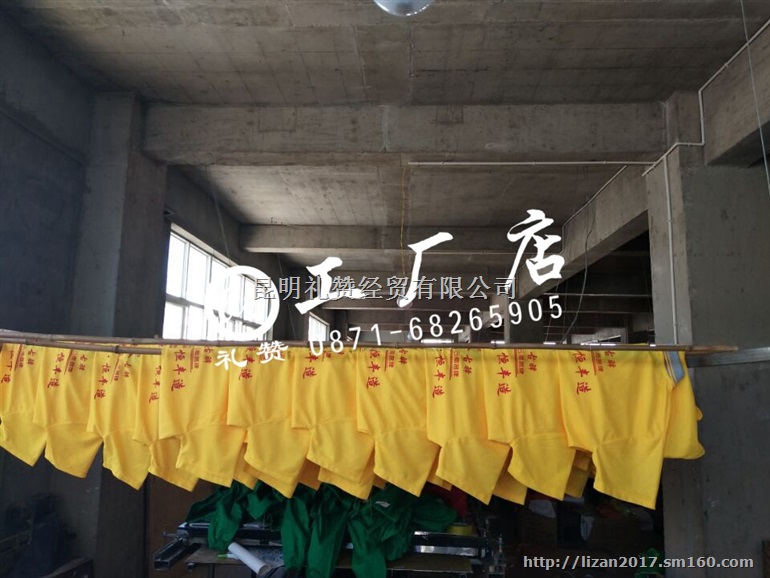 休闲时尚款广告衫印字昆明宣传文化衫批发公司昆明T恤