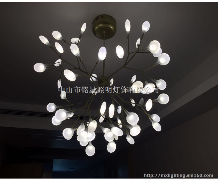 树枝创意吊灯专业工厂铭星灯饰后现代简约餐厅客厅灯饰