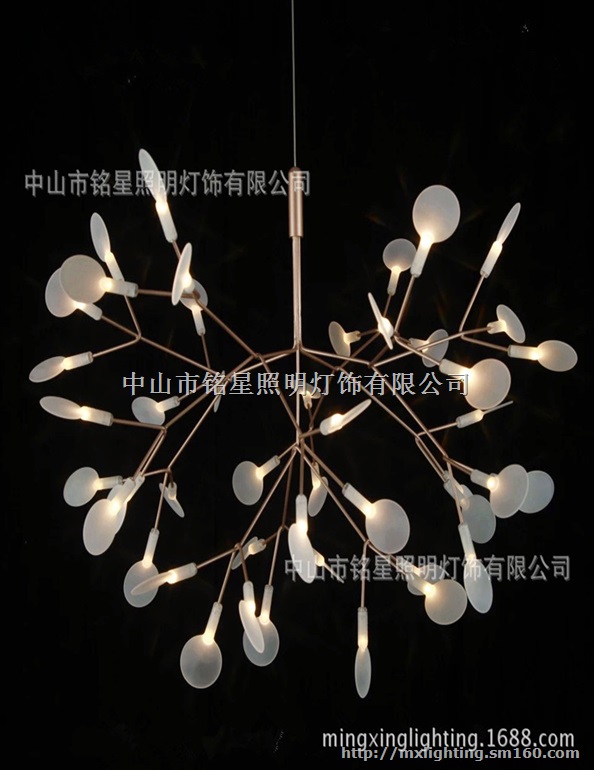 树枝创意吊灯专业工厂铭星灯饰后现代简约餐厅客厅灯饰